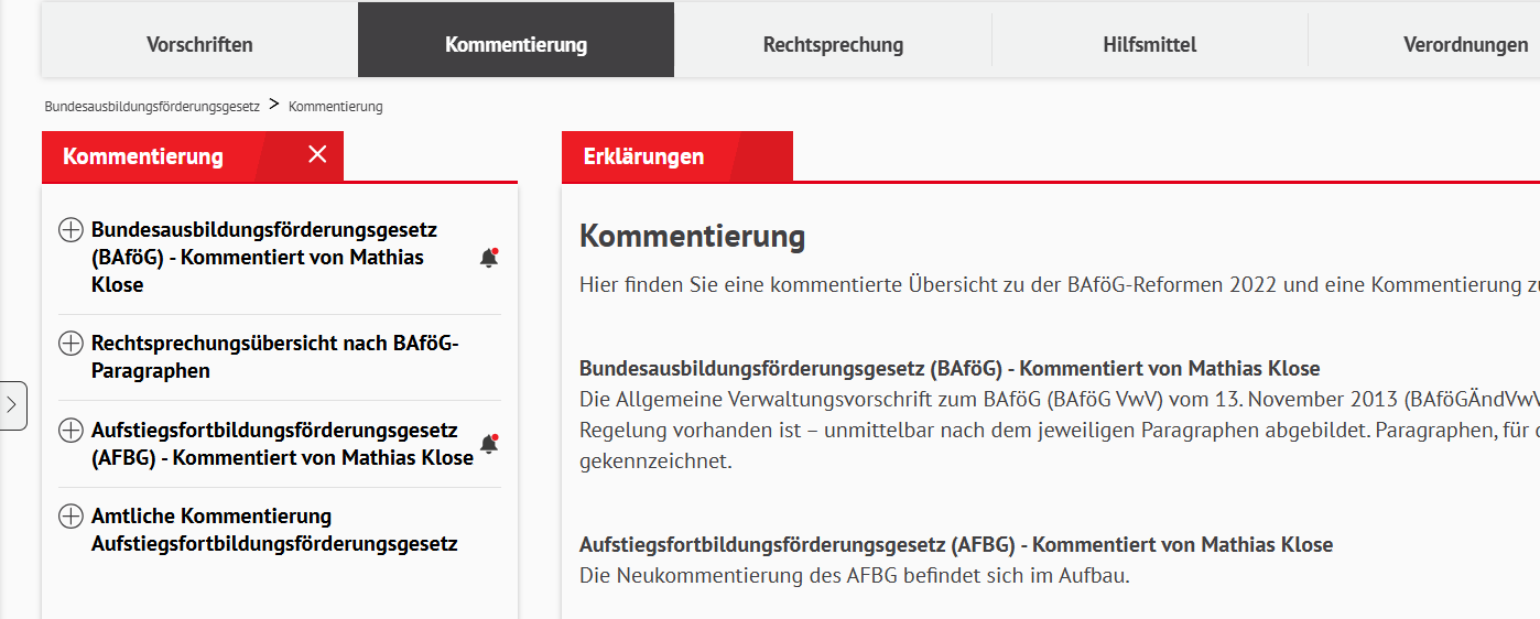 Erste Aktualisierung des BAföG-Handbuchs in 2026 steht bevor: Neue Rechtsprechung zum BAföG und AFBG | RA Mathias Klose im Walhalla Fachverlag