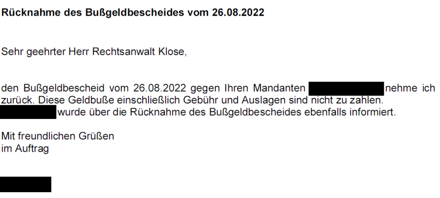 Agentur für Arbeit Regensburg nimmt Bußgeldbescheid über 115 Euro zurück