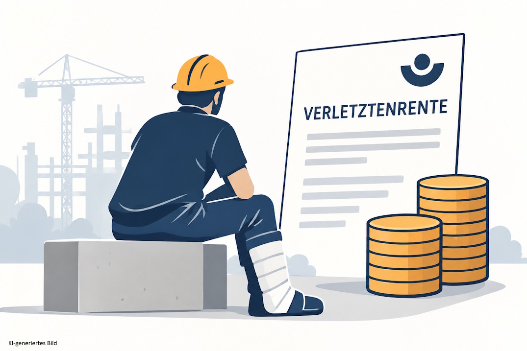 BG bau gewährt Rente nach Mde von 30